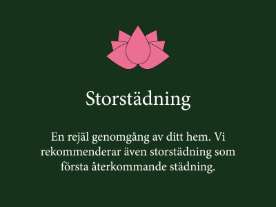 Storstädning